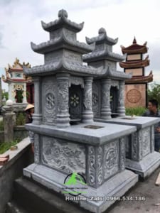 mộ 3 mái mẫu 03
