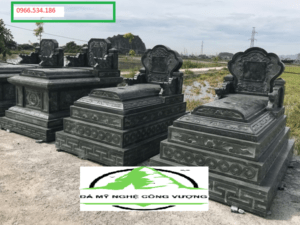 mộ tam sơn không mái đá xanh rêu